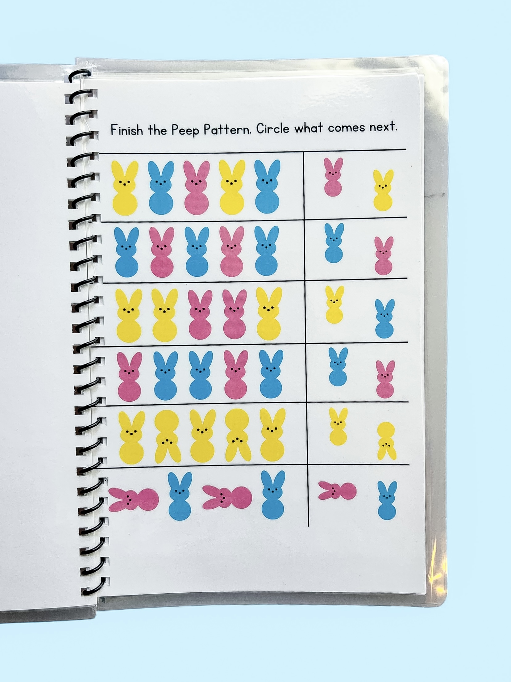 Preschool Easter Workbook