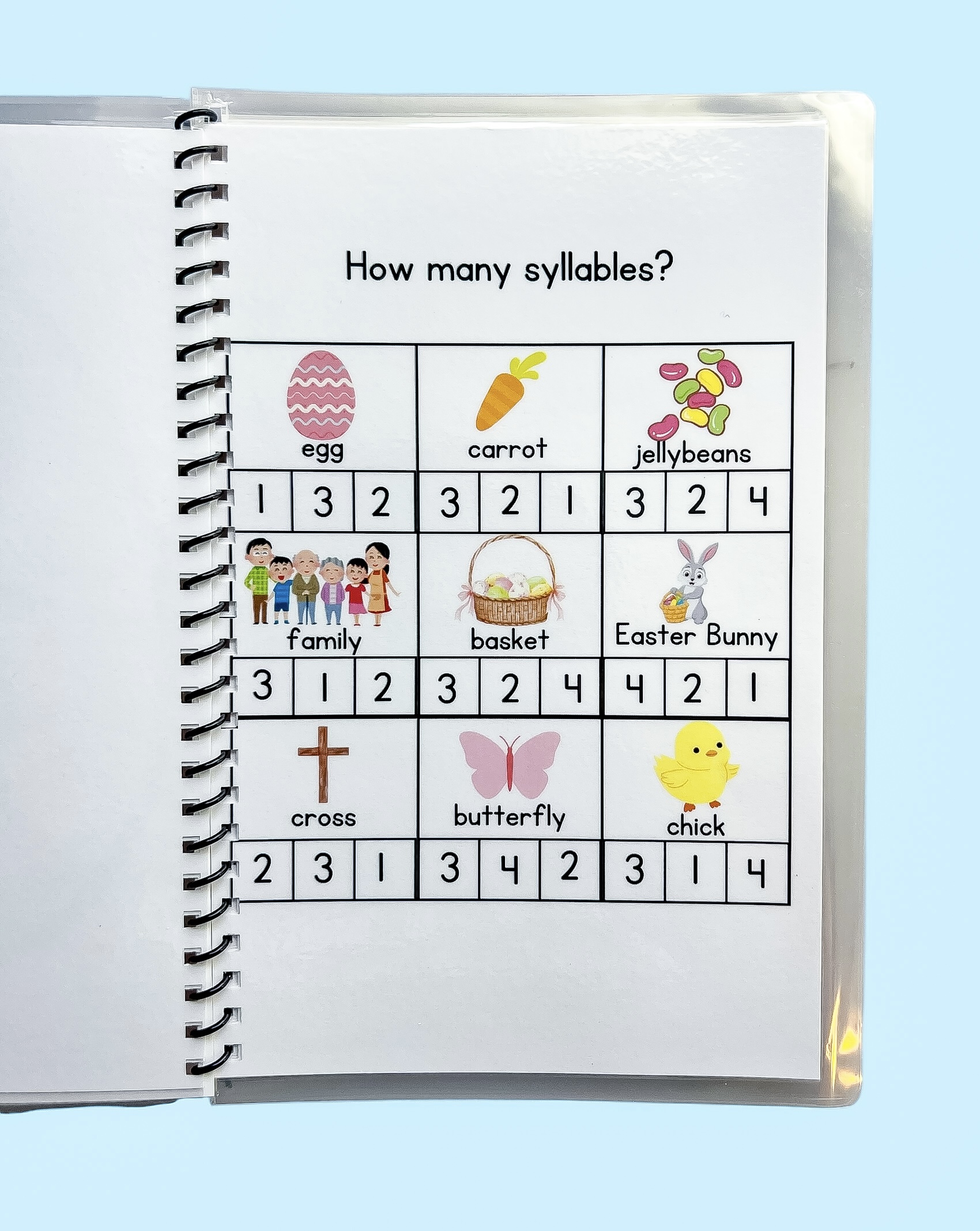 Preschool Easter Workbook