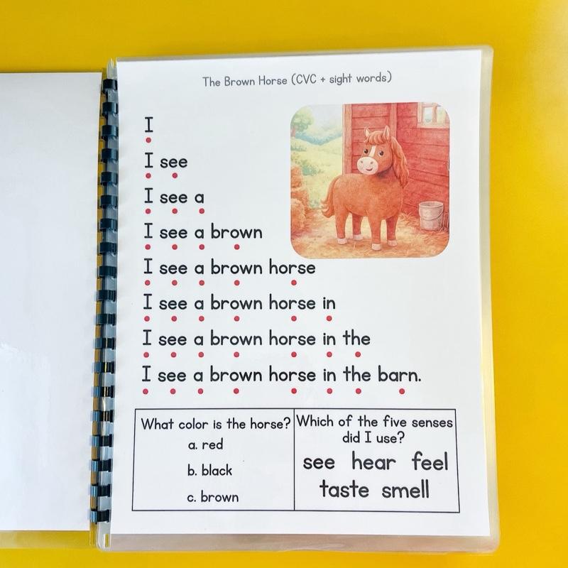 Fluency on the Farm for Emerging Readers Stair Step Reading Book 