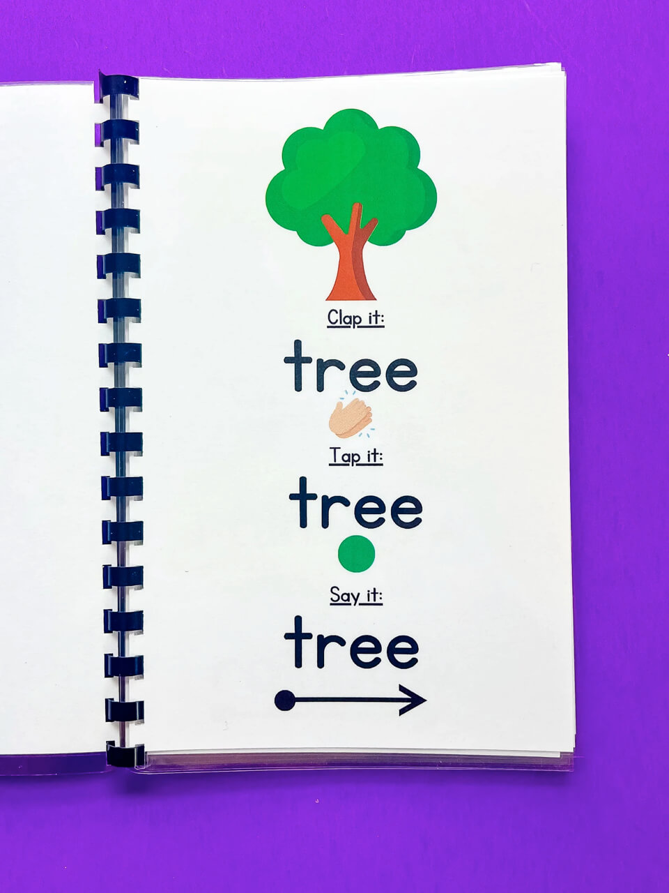 Syllable Book for Emergent Readers Clap, Tap, Read