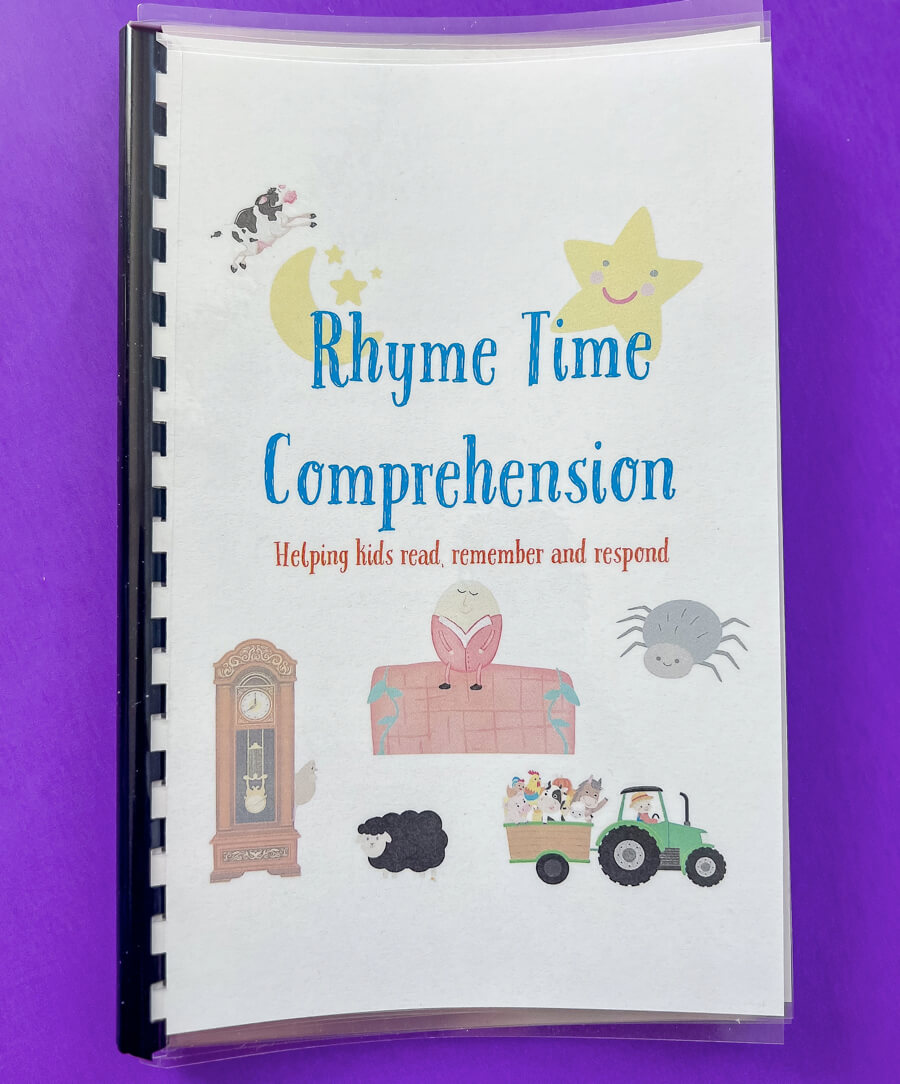 Rhyme Time Comprehension for Preschoolers and young children
