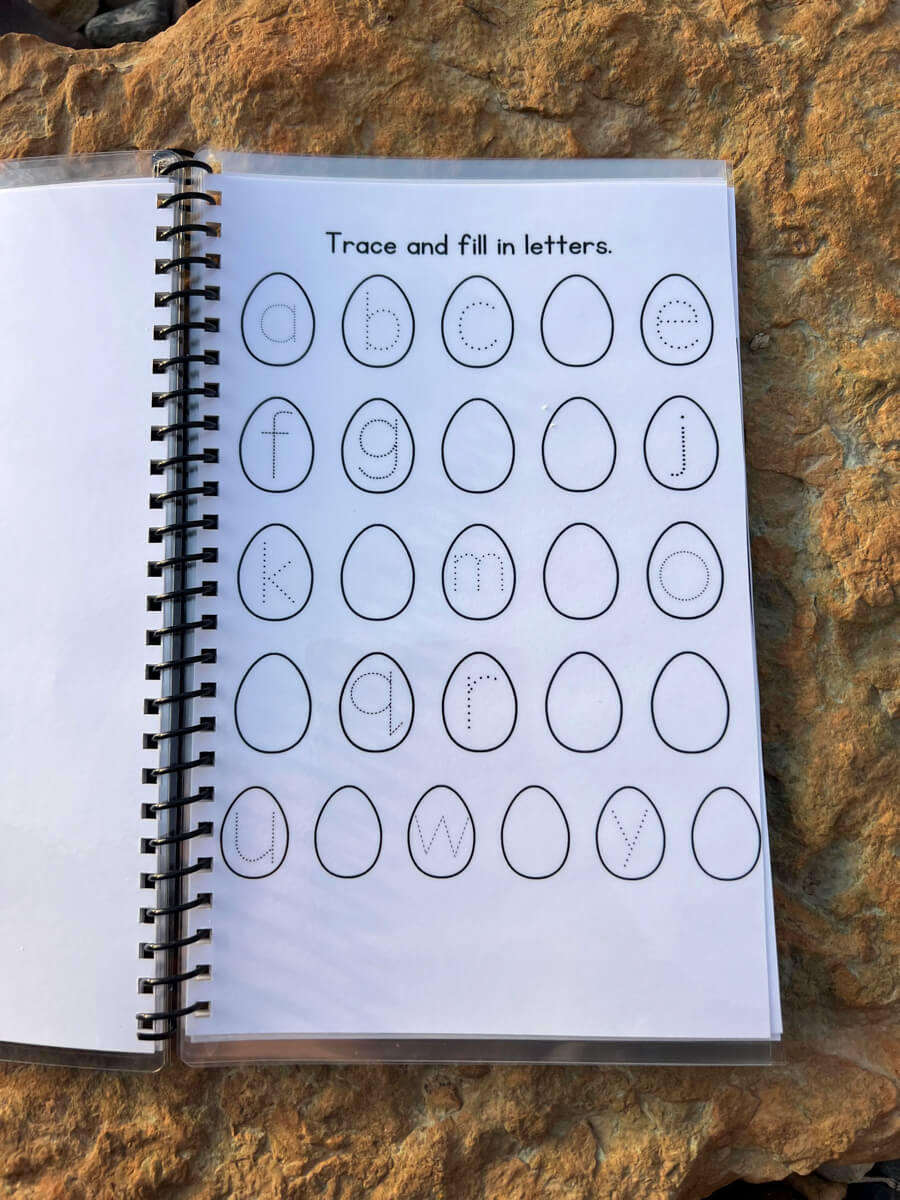 Preschool Easter Workbook