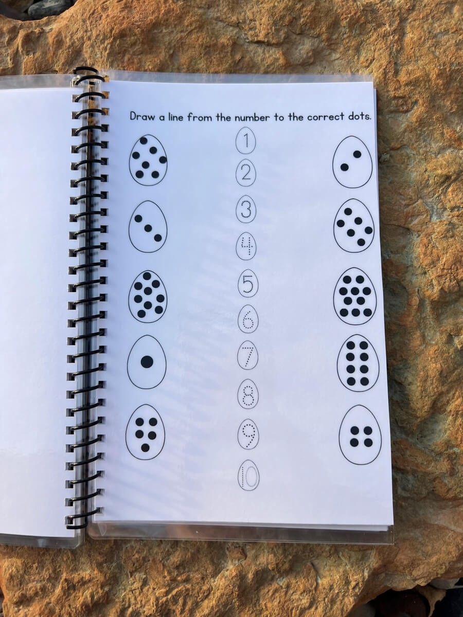 Preschool Easter Workbook