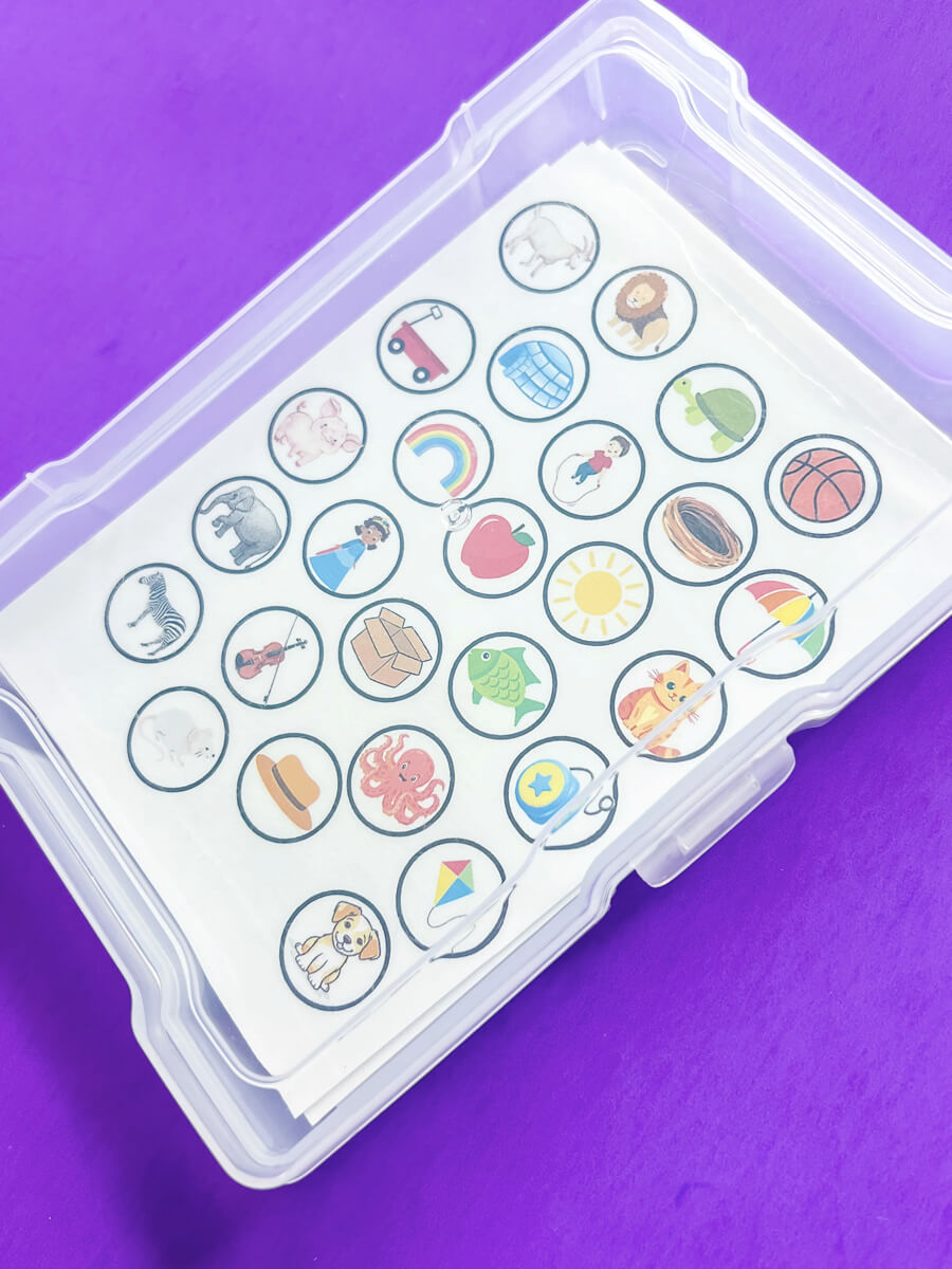 Peek and Match Phonics Cards - Beginning Sounds