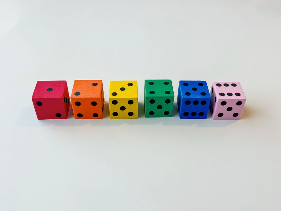 Add On - .79" colored Foam Dice (price per one)